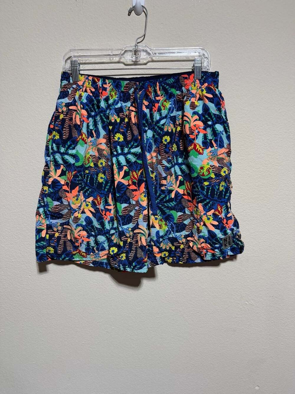 Nike Men's Electric Floral Icon Volley Swim Shorts